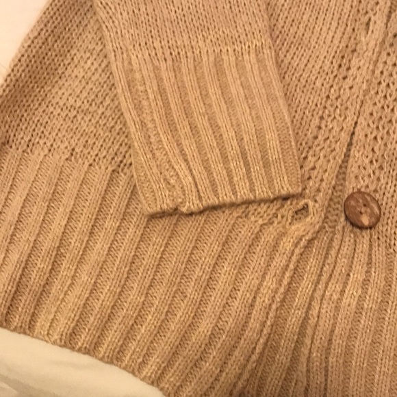 MissLook Cardigan, tan, size large - Picture 4 of 7
